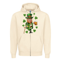 St Patricks Elf Zipper Hoodie | Teevron