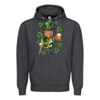 Smoke st patricks elf Zipper Hoodie - Neo Western