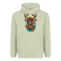 Matcha deer gemstone sunflower Heavyweight Hoodie - JahusDesignShop
