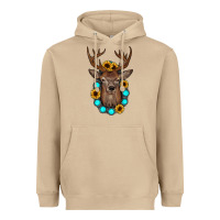 Mushroom deer gemstone sunflower Heavyweight Hoodie - JahusDesignShop