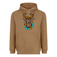 Toasted Coconut deer gemstone sunflower Heavyweight Hoodie - JahusDesignShop