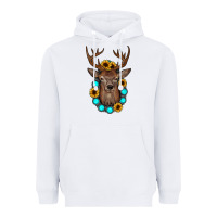 White deer gemstone sunflower Heavyweight Hoodie - JahusDesignShop