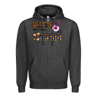 Charcoal Heather Witch Better Have My Candy Zipper Hoodie - CowhideDigitalArt