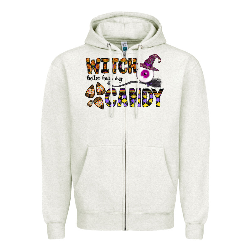 Witch Better Have My Candy Zipper Hoodie by CowhideDigitalArt | Teevron