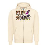 Sandshell Witch Better Have My Candy Zipper Hoodie - CowhideDigitalArt