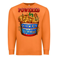 Carrot powered by chicken nuggets Premium Sweatshirt - AdoDesignShop