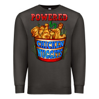 Smoke powered by chicken nuggets Premium Sweatshirt - AdoDesignShop