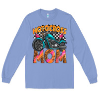 Colony Blue motocross mom Long Sleeve Tee - texasbilliewilder