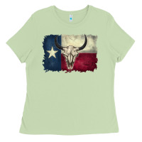 Matcha distressed tesas flag Ladies Tee - BarkalooDesign