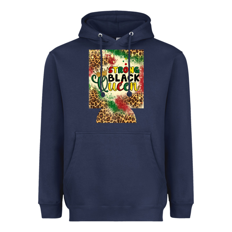 Strong Black Queen 12 Oz Can Cooler (regular) Heavyweight Hoodie by Artiststas | Teevron