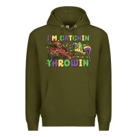 Army Green i'm catchin' if you're throwin' Premium Hoodie - MaliasSmallBusiness