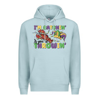 Blue Mist i'm catchin' if you're throwin' Premium Hoodie - MaliasSmallBusiness