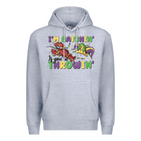 Heather Grey i'm catchin' if you're throwin' Premium Hoodie - MaliasSmallBusiness