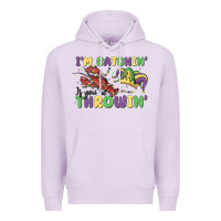 Lilac i'm catchin' if you're throwin' Premium Hoodie - MaliasSmallBusiness