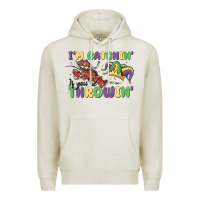 Oatmeal Heather i'm catchin' if you're throwin' Premium Hoodie - MaliasSmallBusiness
