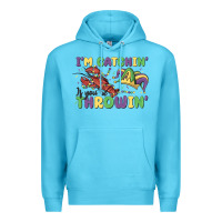 Ocean Blue i'm catchin' if you're throwin' Premium Hoodie - MaliasSmallBusiness