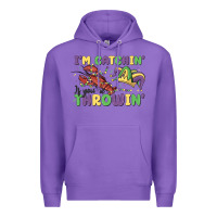 Purple i'm catchin' if you're throwin' Premium Hoodie - MaliasSmallBusiness