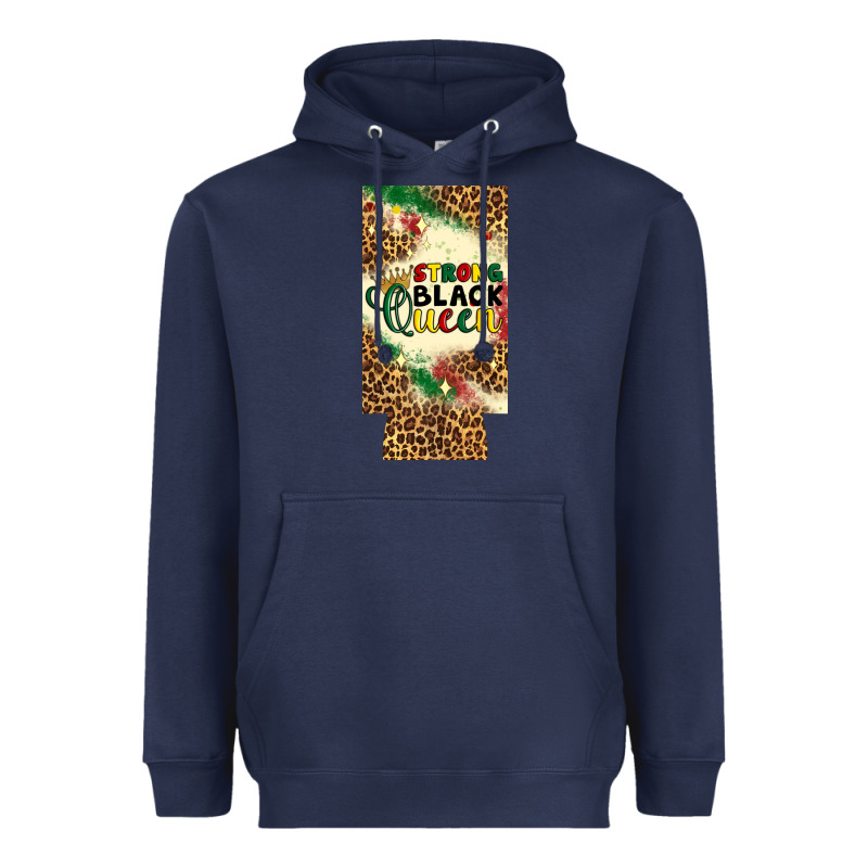Strong Black Queen 12 Oz Can Cooler (slim) Heavyweight Hoodie by Artiststas | Teevron