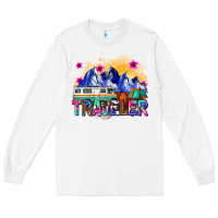 White traveler Long Sleeve Tee - Zillion Design Studio