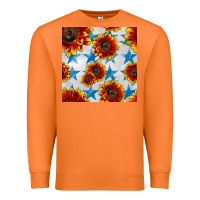 Carrot patriotic sunflowers and stars Premium Sweatshirt - BundleAndBundleShop