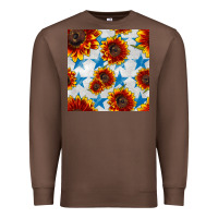 Chestnut patriotic sunflowers and stars Premium Sweatshirt - BundleAndBundleShop