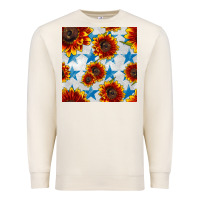 Patriotic Sunflowers And Stars Premium Sweatshirt | Teevron
