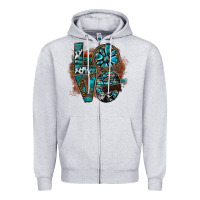 Heather Grey love Zipper Hoodie - SublimationCraftShop