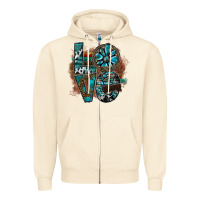 Sandshell love Zipper Hoodie - SublimationCraftShop