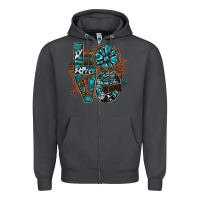 Smoke love Zipper Hoodie - SublimationCraftShop