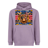 Lavender 4th of july longhaired cow tumbler Heavyweight Hoodie - Jasminsmagicworld