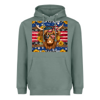 Sage 4th of july longhaired cow tumbler Heavyweight Hoodie - Jasminsmagicworld