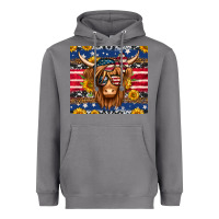 Storm 4th of july longhaired cow tumbler Heavyweight Hoodie - Jasminsmagicworld