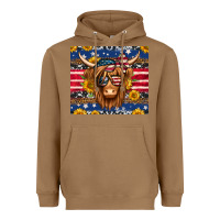 Toasted Coconut 4th of july longhaired cow tumbler Heavyweight Hoodie - Jasminsmagicworld