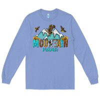 Colony Blue mountain mama Long Sleeve Tee - texasbilliewilder
