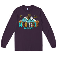 Plum mountain mama Long Sleeve Tee - texasbilliewilder