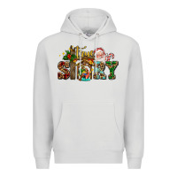 Dove Grey true story jesus and mary wıth santa Premium Hoodie - AdoDesignShop