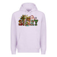 Lilac true story jesus and mary wıth santa Premium Hoodie - AdoDesignShop