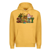 Mustard true story jesus and mary wıth santa Premium Hoodie - AdoDesignShop