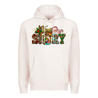 Pale Pink true story jesus and mary wıth santa Premium Hoodie - AdoDesignShop