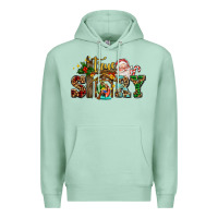 Seafoam true story jesus and mary wıth santa Premium Hoodie - AdoDesignShop