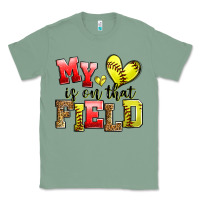 My Heart Is On That Field Softball Classic Tee | Teevron