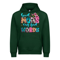 Forest Green good moms say bad words Urban Hoodie - MaliasSmallBusiness