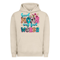 Pigment French Oak good moms say bad words Urban Hoodie - MaliasSmallBusiness