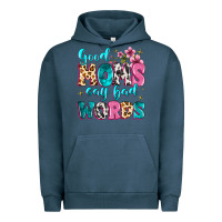 Pigment Midnight Navy good moms say bad words Urban Hoodie - MaliasSmallBusiness