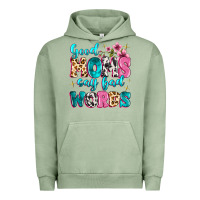 Pigment Oil Green good moms say bad words Urban Hoodie - MaliasSmallBusiness