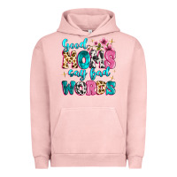 Pigment Salmon good moms say bad words Urban Hoodie - MaliasSmallBusiness