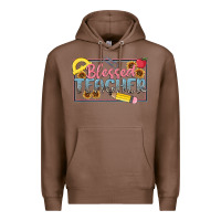 Chestnut blessed teacher Premium Hoodie - MaliasSmallBusiness