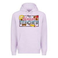 Lilac blessed teacher Premium Hoodie - MaliasSmallBusiness
