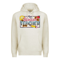 Oatmeal Heather blessed teacher Premium Hoodie - MaliasSmallBusiness