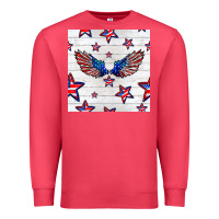 Cardinal patriotic eagle wing Premium Sweatshirt - BundleAndBundleShop